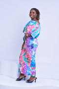 Colorful blouse and skirt set | Nigerian Fashion| Roseline's Closet