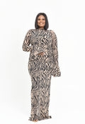 Animal print mesh dress | Nigerian Fashion| Roseline's Closet