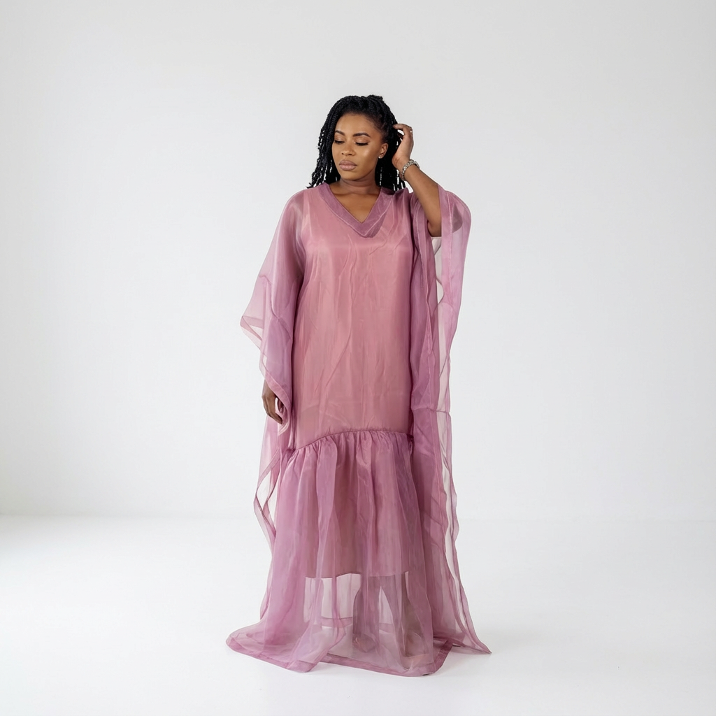 Rosey pink tone dress | Nigerian Fashion| Roseline's Closet